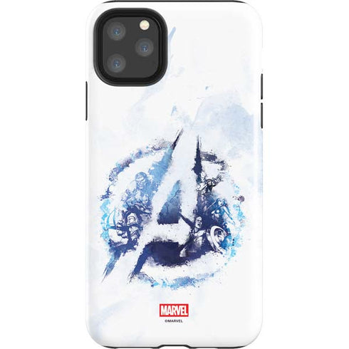 Marvel Avengers Blue Logo iPhone Cases